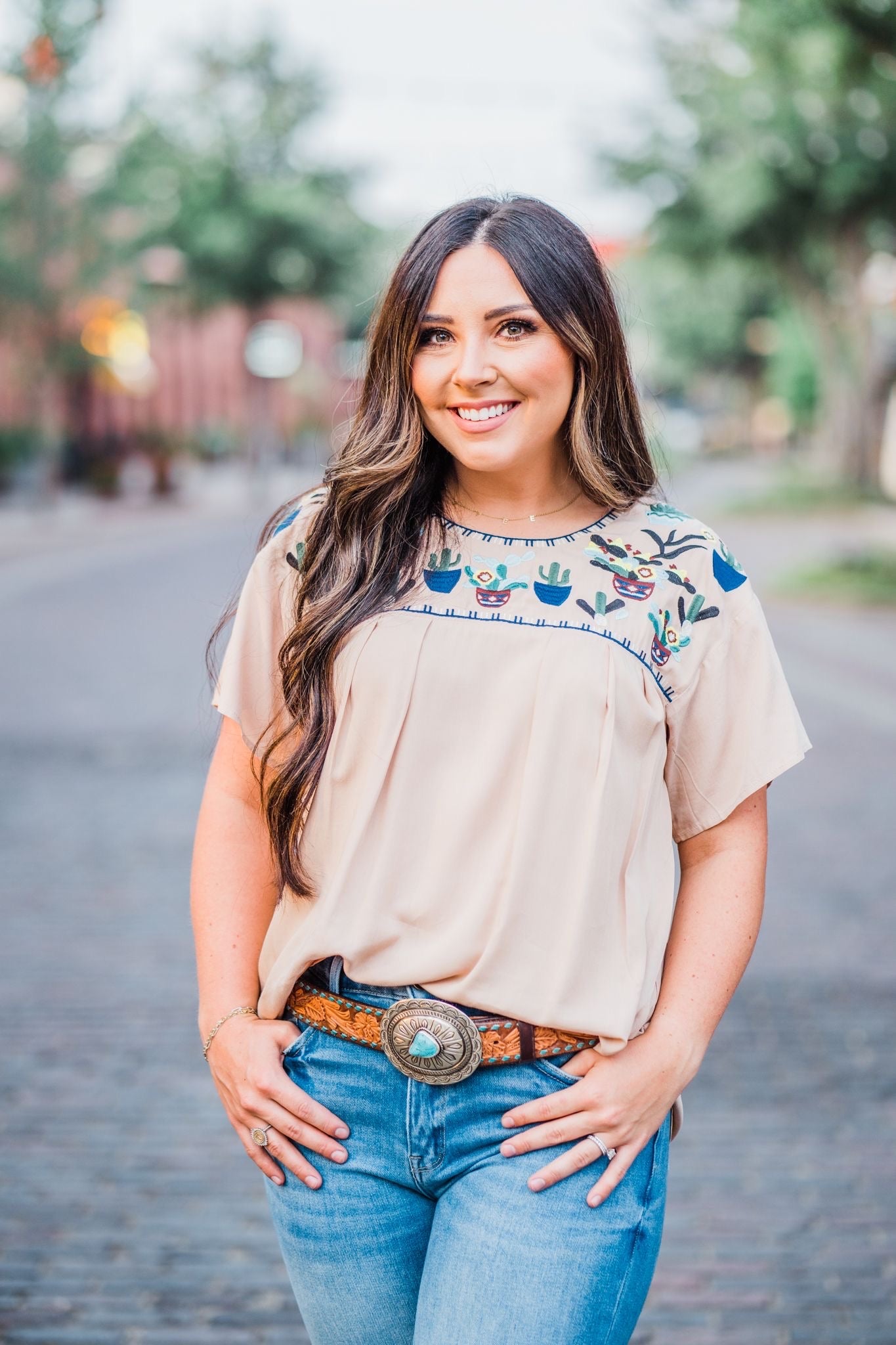 Carly Cactus top
