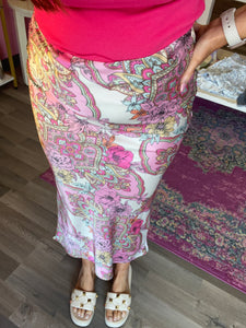 Rosie Silk Maxi Skirt