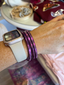 purple stretch bracelet