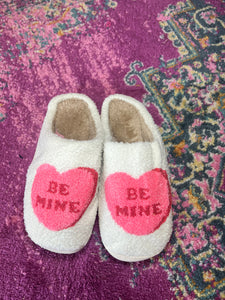 "Be Mine" Slippers