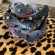 Load image into Gallery viewer, Velvet gem headband
