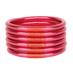 Pink all weather bangles