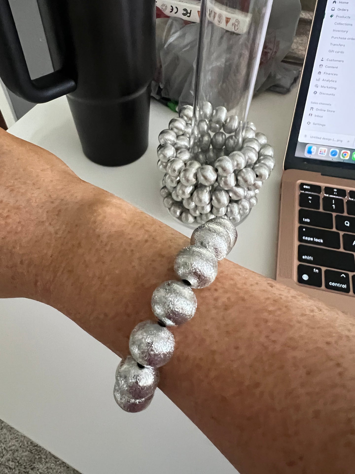 Danae silver bracelet