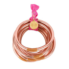 Load image into Gallery viewer, Rose gold all weather bangles
