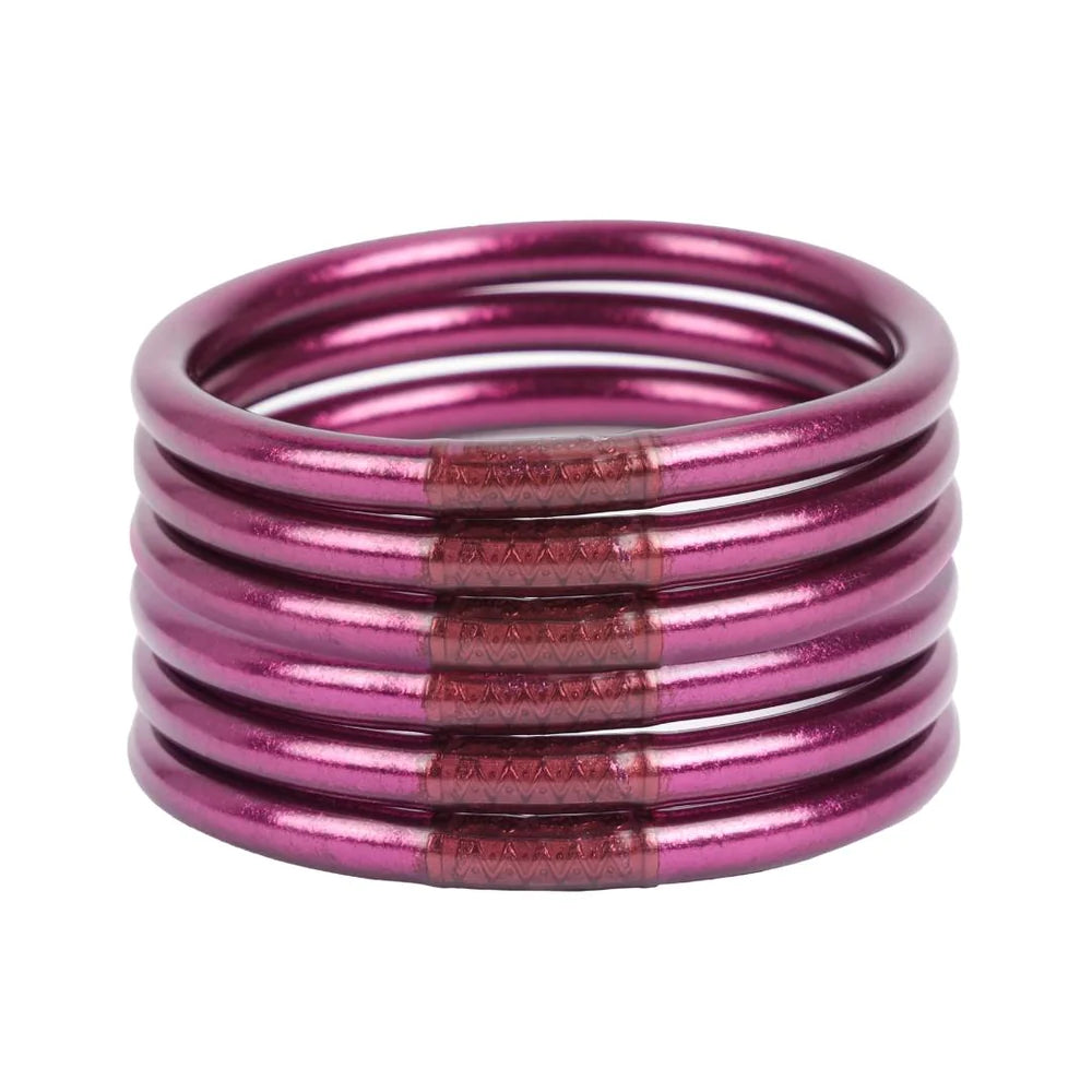 Amethyst all weather bangles