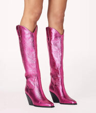 Load image into Gallery viewer, pink metallic boots

