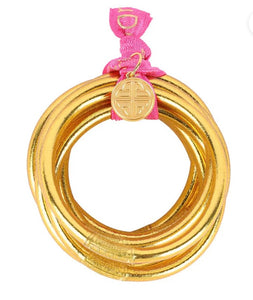 Gold all weather bangles