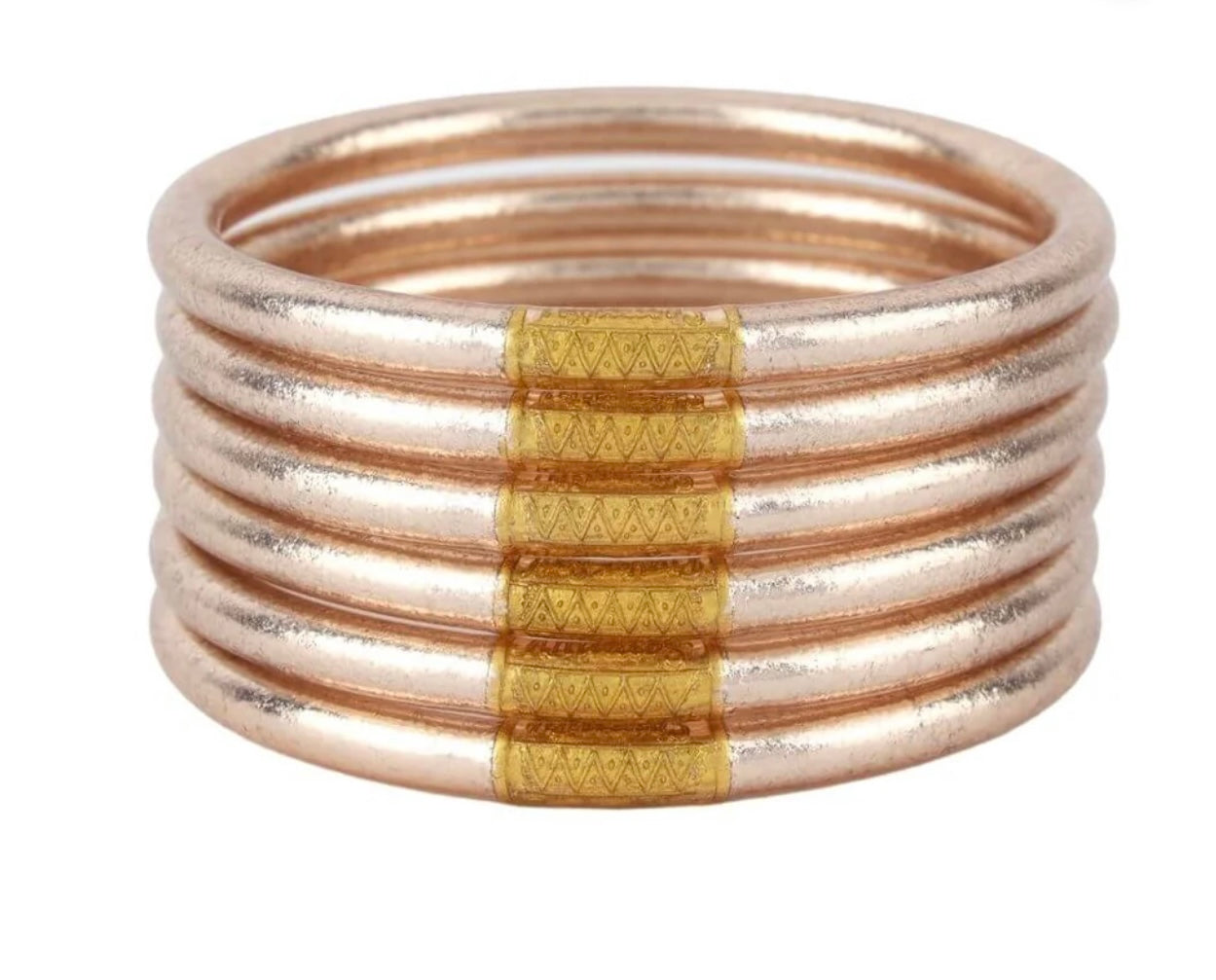 Champagne all weather bangles