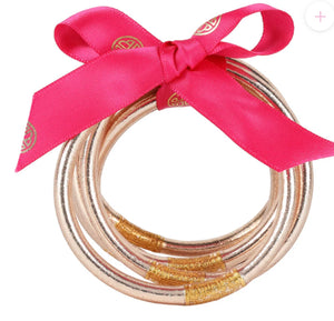 Champagne all weather bangles