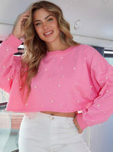 Load image into Gallery viewer, Pink pearl pullover
